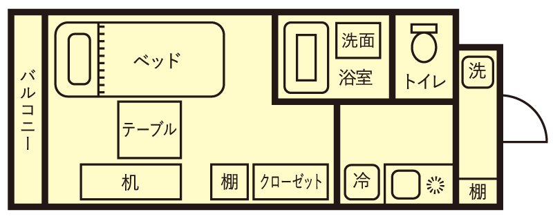 学生寮　間取り