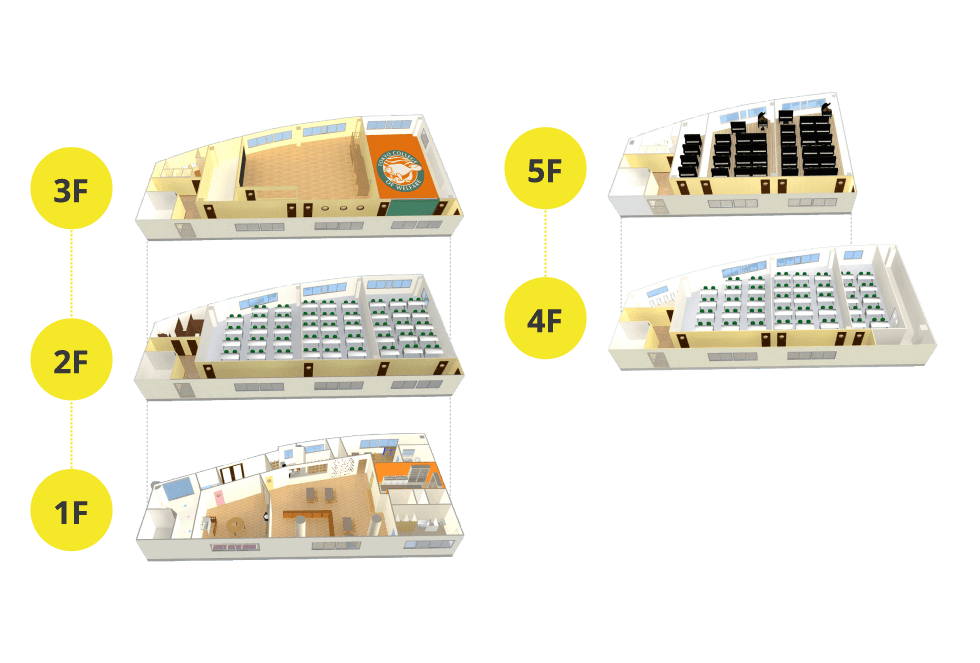 第2校舎フロアマップ