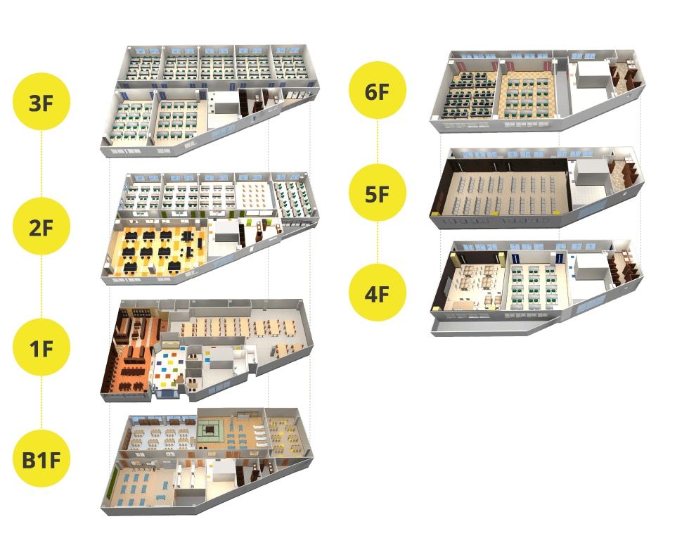 第3校舎フロアマップ