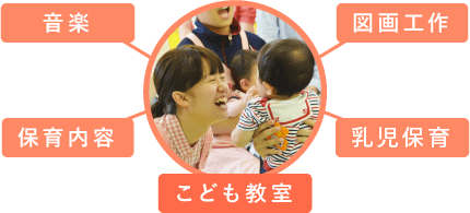 音楽・保育内容・図画工作・乳児保育など東京福祉専門学校の「こども教室」で身に付く！