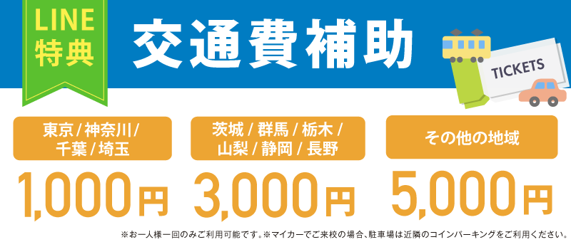 交通費補助チケット