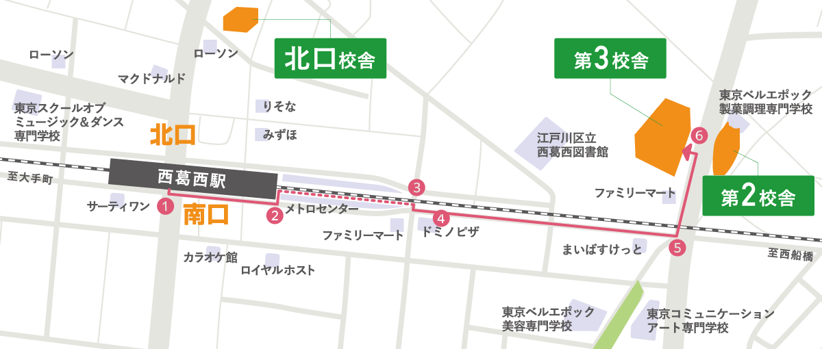 西葛西MAP